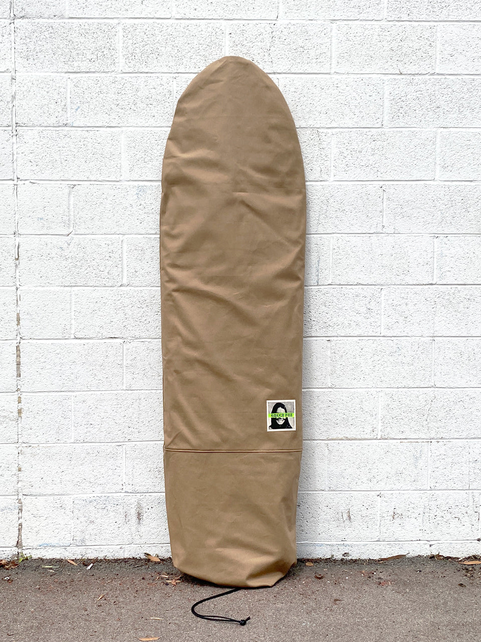 GREEN FUZ 6\u00270\" SURPLUS - ROUND PREMIUM CANVAS BOARD BAG ミッドレングス用 キャンバスボードバッグ サーフボードケース 割り増し金帆布 MADE IN USA"