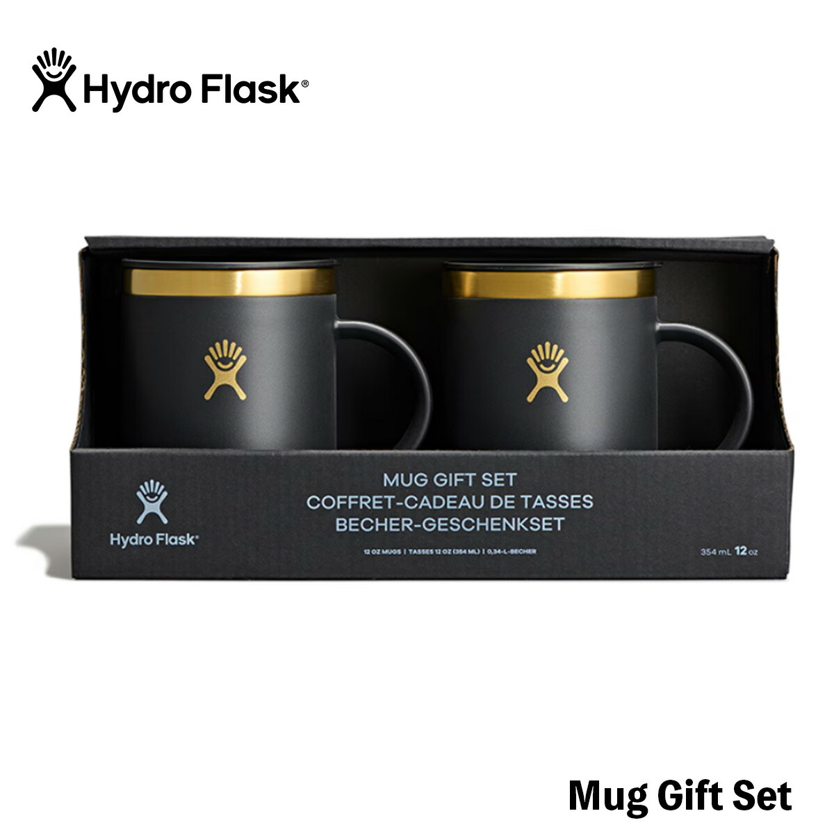 Hydro Flask Mug Gift Set 12 薬局衡オンス Closeable Coffee Mug2個入り口・入口