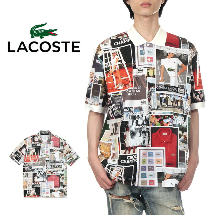 楽天市場】ラコステ オープンカラーシャツ メンズ LACOSTE 半袖