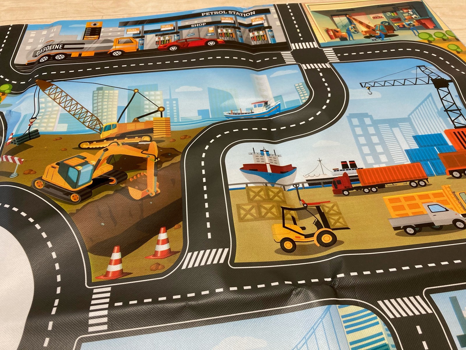 楽天市場 送料無料 工事現場 プレイシート トミカ インスタ映え プレイマット レジャーシート はたらく車 St1 Shop