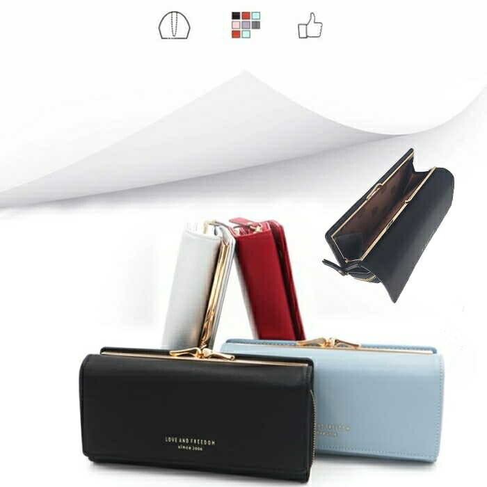 楽天市場 財布 レディース 長財布 がま口ラウンドファスナー二つ折り財布 がま口レディース 女性用小銭入れおしゃれかわいい 長財布がま口財布 送料無料 Kt スタイル