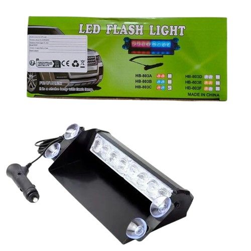 LED Red Blue Windshield Dash Emergency Strobe Lights レッド ブルー ストロボ ライト エマージェンシー フロントガラス用 アメリカ 警察 アメ車