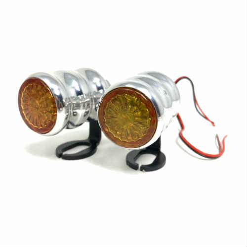 【楽天市場】Front Mini Indicator 12V LED Turn Signal Blinker Light 2個セット フロント