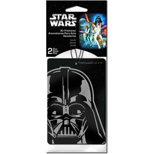 STAR WARS Darth Vader Air Freshener 2枚1セット スターウォーズ ダースベイダー ダースベーダー エアーフレッシュナー 芳香剤 車アメリカ ペーパーフレッシュナー バニラ Vanilla【クロネコゆうパケット】［並行輸入品］画像