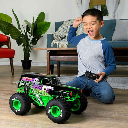 大型ラジコン1 10 Monster Jam Official Grave Digger Remote Control Monster Truck Scale With Lights Sounds ラジコン 怪獣 ジャム グレーブディガー モンスター遊歴 データトラック モンスタートラック オフ旅路 Monster Truck アメ車 Rc Restaurant Valentino De