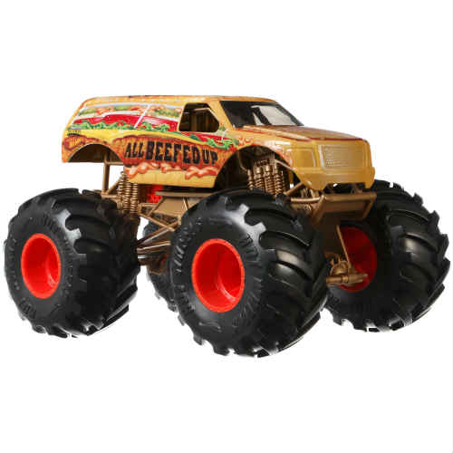 【楽天市場】Hot Wheels Monster Trucks All Beefed Up Die-Cast 1:24 Scale ホット