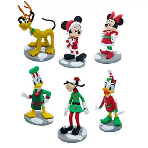 Mickey Mouse and Friends Holiday Figure Play Set ミッキー マウス アンド フレンド ホリデイ フィギュア プレイセット クリスマス フィギアセット ミッキーマウス ミニーマウス ドナルド デイジー グーフィー プルート アメリカ プレゼント ギフト Disney［並行輸入品］ 4,620円