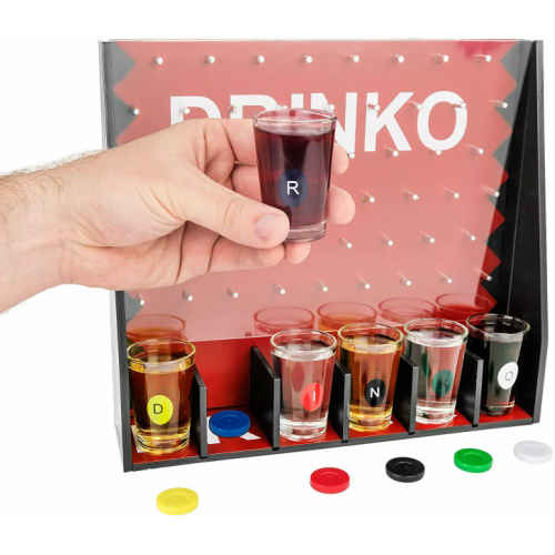 Drinko Drinking Game ドリンコ ドリンキング ゲーム ショットグラス 業務用 ボードゲーム お酒 飲み会 アメリカ ラスベガス カジノ バー テキーラ Napierprison Com