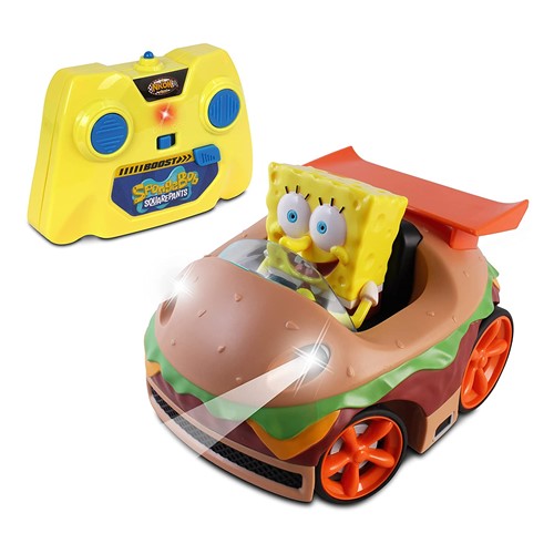 NKOK RC Krabby Patty Vehicle with Spongebob スポンジボブとハンバーガーのラジコン クラビー パティー  ビークル ウィズ スポンジボブ アメリカ アメリカ雑貨 アメリカン雑貨