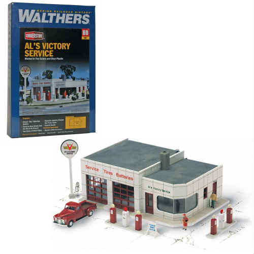 【楽天市場】プラモデル Walthers Al's Victory Service Gas Station Kit ウォルサーズ ビクトリー