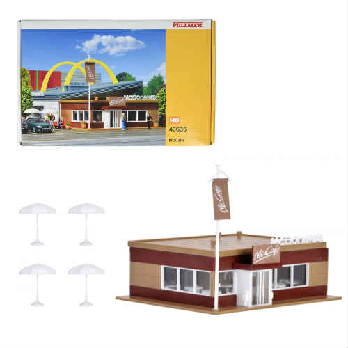 Nゲージ★ワクドナルド★鉄道模型★フィギュアに★1/64より小★ジオラマに Nゲージ☆ワクドナルド☆鉄道模型☆フィギュアに☆1/64より小