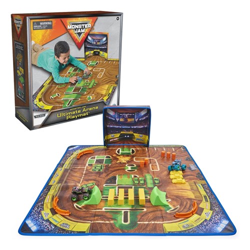 【楽天市場】Monster Jam Ultimate Arena Playmat 1/64 Scale 2台セット アルティメイト アリーナ