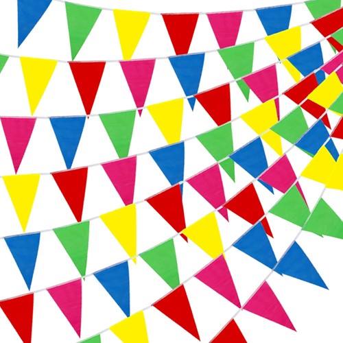 Colorful Pennant Flags Banner 144メートル 300枚 レインボー ストリング フラッグ ペナント バナー 375フィート 114メートル 旗  イベント ガレージ インテリア 倉庫 ジェンダーレス ジェンダーフリー レインボーフラッグ