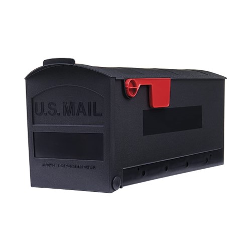 【楽天市場】Gibraltar Black Medium Plastic Mailbox POST アメリカ USA ポスト US 郵便受け