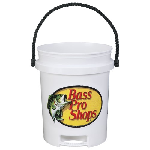 【楽天市場】Bass Pro Shops Logo 5Gallon Plastic Bucket with Rope Handle バスプロ