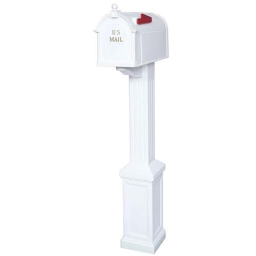 Postal Pro Mailbox Post Kit White 郵便受け 郵便受け USA US郵便うけ アメリカン 亜米利加 白いこと 大型 白