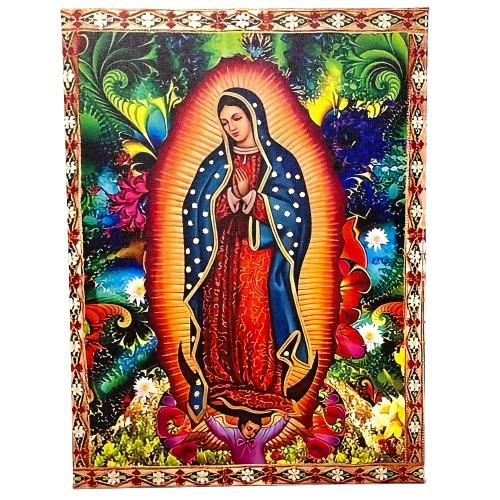 楽天市場】グアダルーペ マリア ウッドフレーム メキシコフラッグ