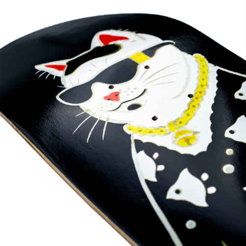 楽天市場 Monmon Cool Cat Skate Deck 8 5 モンモンキャット クール キャット スケートデッキ Skateboard スケボー 8 5インチ 猫 刺青 イレズミ Tattoo タトゥー ねこ ネコ アメリカ カリフォルニア スケートボードデッキ 板 スケボー デッキ Stab Blue Enterprise