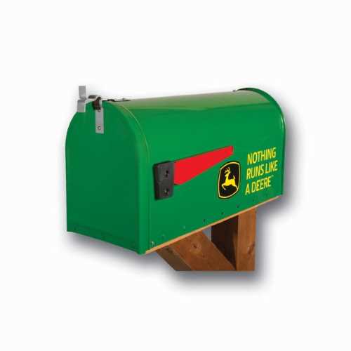 John Deere Mailbox ジョンディアー 郵便受け 亜米利加 USA 郵便うけ US 郵便うけ アメリカン 緑であること 緑 トラクタ ルーラル表現スタイル スチール写真