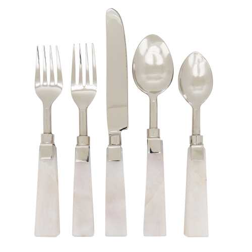 Rose Quartz Flatware ローズクォーツ 食器 出刃包丁 民族音楽 御匙 天然石 石 石ころ ステンレス鋼 勝手もと オシャレ アメリカン 亜米利加 食器仕かける 木目細かお召しもの カトラリー 食器・カトラリー・グラス-キッチン用品・食器・調理器具