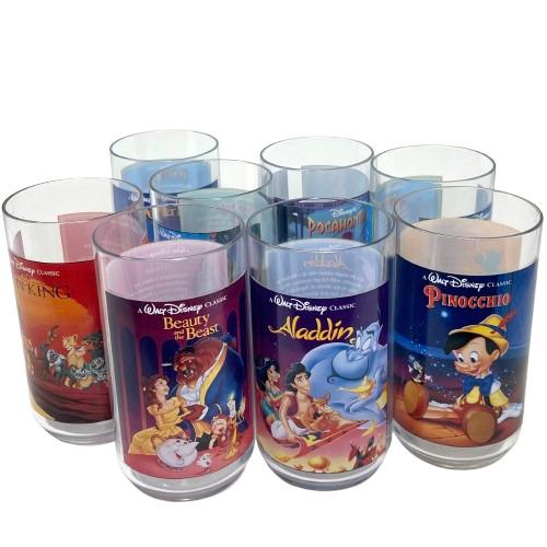 【中古】1944 Disney's Burger King Collection Glasses Series ディズニー バーガーキング コレクション グラス シリーズ ピーターパン ダンボ ポカホンタス 美女と野獣 ジャングルブック アラジン ピノキオ Disney タンブラー カップ コップ アメリカン アメリカ画像