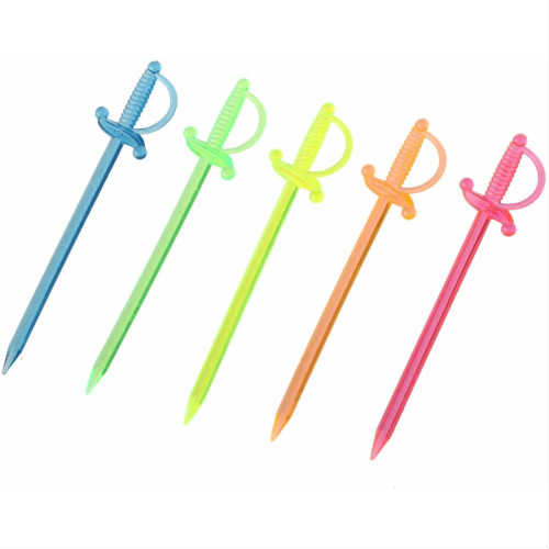 【楽天市場】お徳用 500本入り Plastic Sword Picks プラスチック ソード 剣 刀 ピック パーティー パーティーグッズ