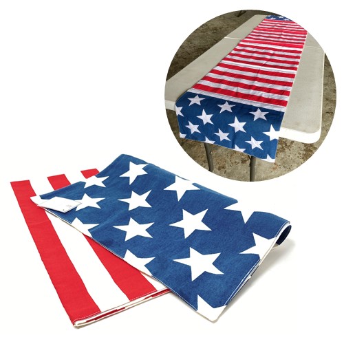 【楽天市場】American Flag Design Runner 180cm×41cm 72"×16" アメリカン フラッグ テーブル