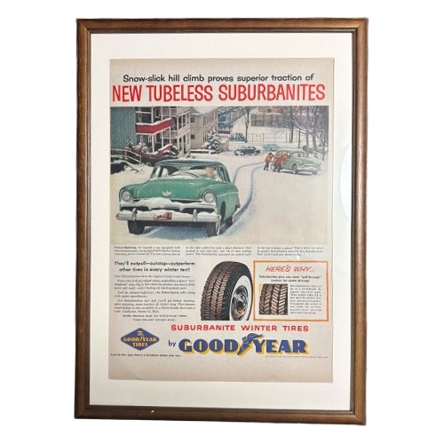 楽天市場】【中古】1948 GOODYEAR Super Cushion Tires Vintage Ad（大