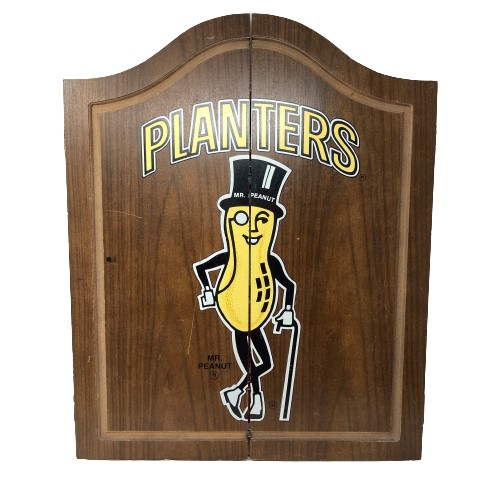 【中古】Mr. Peanut ダーツボード ミスター ピーナッツ ピーナッツ Darts PLANTERS アメリカ輸入中古品 USA ビンテージ Vintage ヴィンテージ アメリカン ミスピー ダーツ アメリカ雑貨 アメリカン雑貨｜STAB BLUE ENTERPRISE