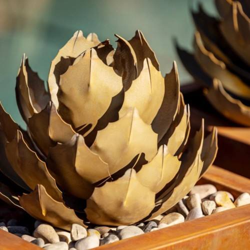 Desert Steel Metal Artichoke Agave 乾荒原 スチール写真 金属元素 アーティチョーク アガベ パリー 飾りもの 置き型 アメリカン 園地 アンティーチョーク ガーデニング 泊まり 商用創立 亜米利加 素っ気ない園地 庭 金属元素 かざり付ける 見せびらかす  アメリカン雑貨