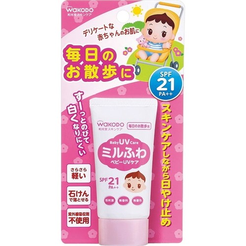 楽天市場 ミルふわ ベビーuvケア 毎日のお散歩用 Spf21 Pa 30g アサヒグループ食品 ミルふわ ベビー用品 スキンケア 日焼け止め Uvケア 赤ちゃん肌 デリケート 低刺激 おすすめ ホシイ