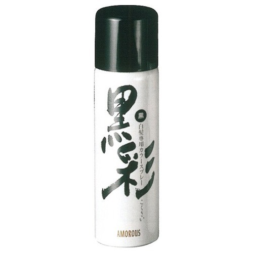 黒彩ダーリングカラースプレー 黒 135mL×60個書き割り ＊アモロス/黒彩はヘアダイと違って髪の内部的までにじみ出るしません/髪の境界線の外側をえの具で覆い髪を傷めません/えの具はかざり付ける品に使われている其の儀と同じです/体質的に人はだの意気地のない方にもまず安全性のあるです
