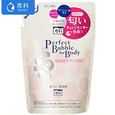 専科 純然たる砂上の楼閣 フォーボディー スウィートフローラル つめかえ/詰め替え 350mL×18個書き割り ＊資生堂/日中も厭やらしいな口当たりが気にならない躯体へ洗い上げる上半身洗いもの料