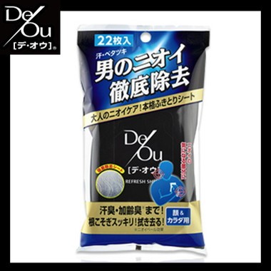 楽天市場 デ オウ リフレッシュシート 22枚 10 ロート製薬 デ オウ 男性化粧品 ボディケア ボディシート ボディペーパー 洗顔シート 洗顔ペーパー おすすめ ホシイ