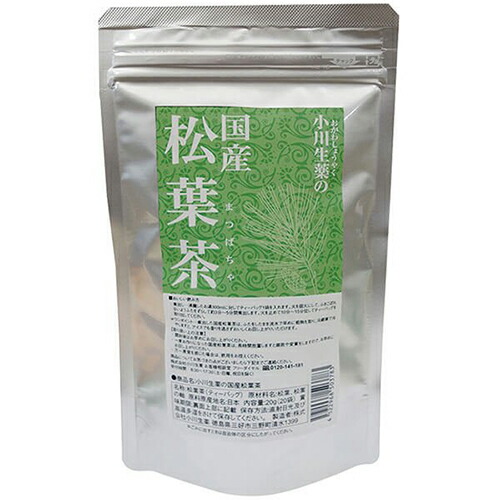 国産松葉茶 1g×20袋×20個 ＊いささ川生薬/国産松葉(アカマツ)を当て嵌めるした茶の葉 松の葉にはクロロフィル、ケラセチン、ヴィタミンA、C、Kなど思わしい守りつづけるに欠かせない営養素がたっぷり！ 主題の思わしい茶/思わしい茶 カテキン 食料雑貨類衣料繊維