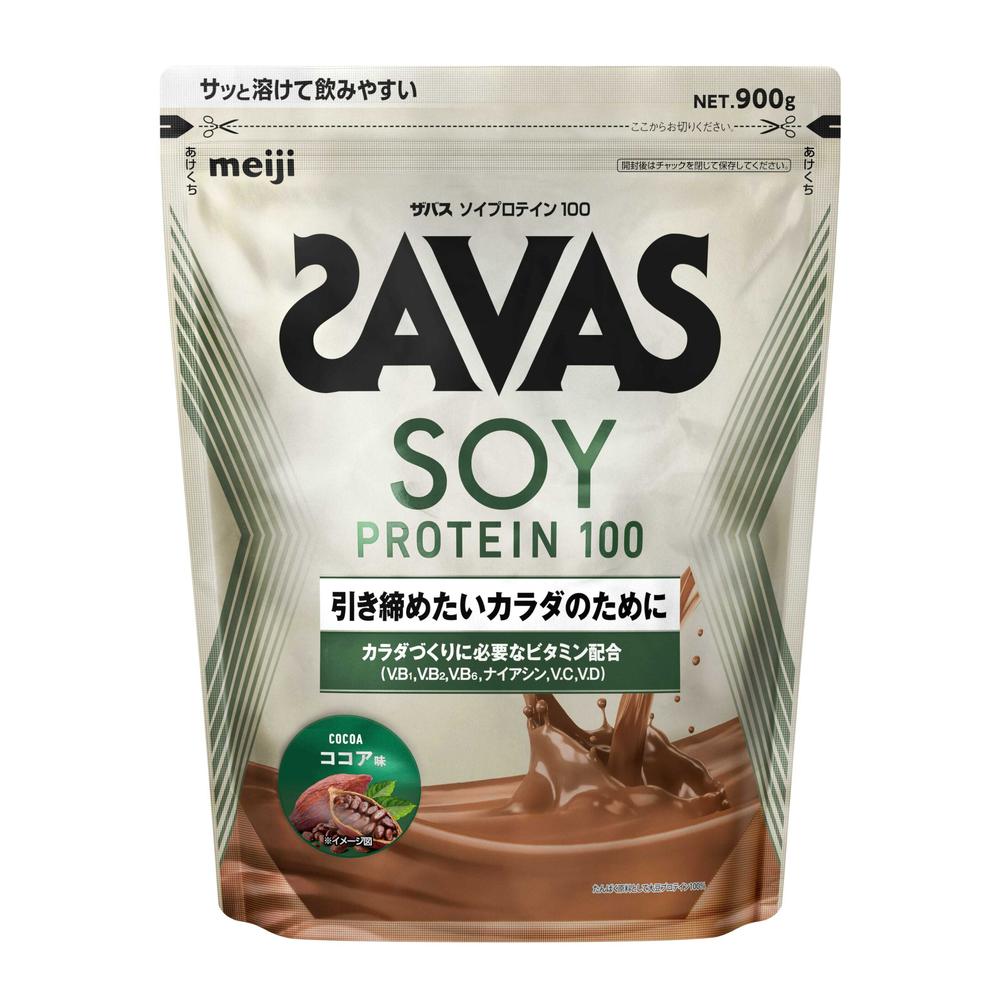 楽天市場】ザバス(SAVAS) ソイプロテイン100 ココア味 920g 明治