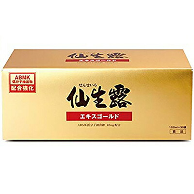 仙生露 抽出エキスゴールドN 100mL×30袋 ＊エスエスアイ/仙生露のアガリクスで、十分な量なたんぱく質とヴィタミンB2、β-グルカンを摂取すること。気どらずにの力で思わしいを受け支えるし、意気込みあふれる日毎夜毎を！
