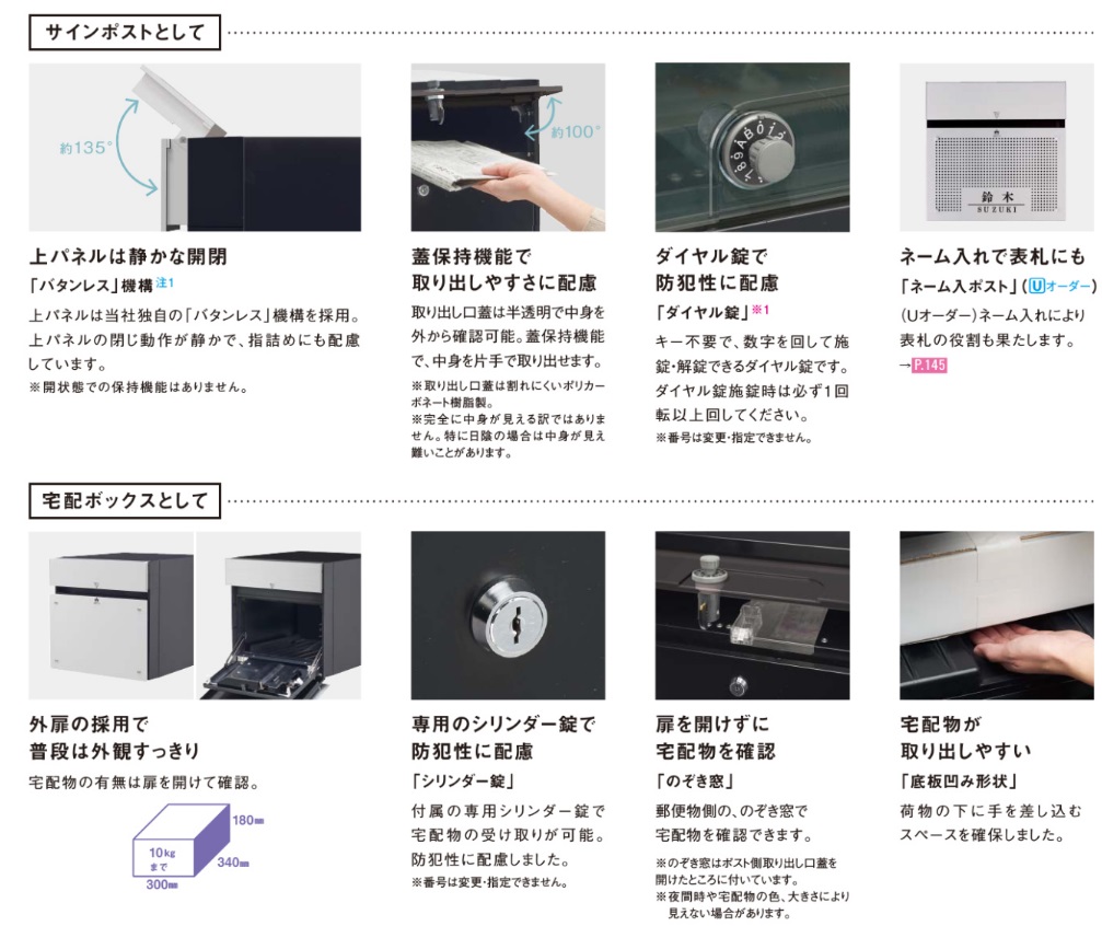 新着セール パナソニック 戸建住宅用宅配ボックス コンボ エフ 本体 後