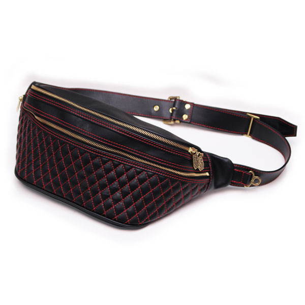 【PARASITE ｘ StaleFink】パラサイト ｘ ステイルフィンク【TYPE-1 WAIST-BAG RED】ショルダーバッグ【酉の方角御徒面子】鞄【肩かけ】CHOPPER【なめし革】ダブル名まえ【別注】押さえる【貨物輸送無料】