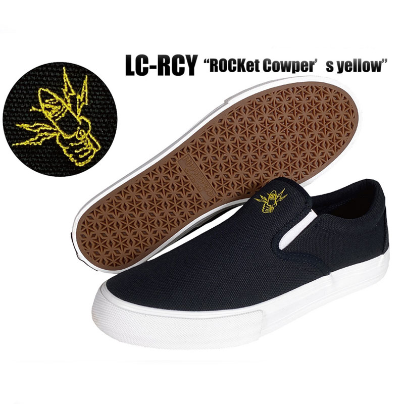 【Possessed SHOE. CO】ポゼスト シューズ【LIP CREAM (ROCKET YELLOW)】BLACK × YELLOW【スケボー】スケシュー【靴】メンズ【スケートギャング】SKATEBOARD【スニーカー】送料無料(12000)