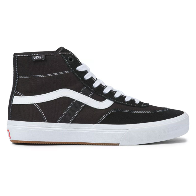 【VANS】バンズ【CROCKETT HIGH PRO】 Black/White【滑る】スケシュー【靴】キッズ【KIDS】レディース【メンズ】クロケットハイプロ 貨物輸送無料