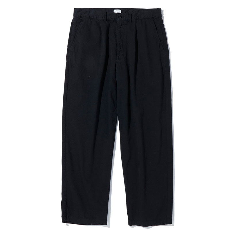 【RADIALL】ラディアル【KEYSTONE-WIDE FIT TROUSERS】BLACK 【ワークパンツ】ワイドパンツ【パンツ】送料無料(19000)