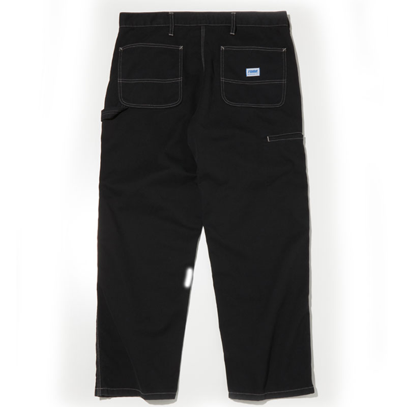 【RADIALL】ラディアル【Cnq Riverside STRAIGHT FIT ENGINEER PANTS】BLACK【ワークパンツ】 ダブルニーパンツ【送料無料】（30000）