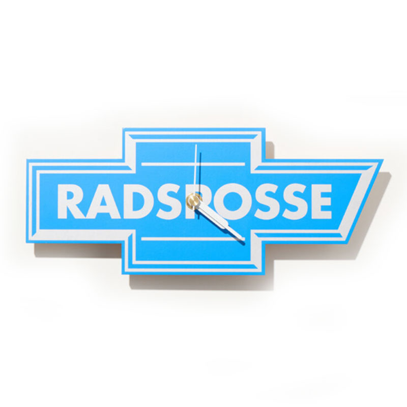 【RADIALL】ラディアル【Posse WALL CLOCK】BLUE【ウォール時辰儀】飾りつけ時辰儀【時辰儀】車宿り