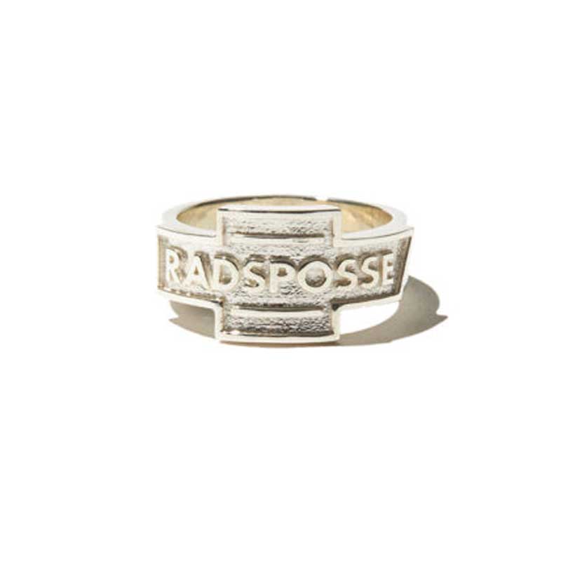 【RADIALL】ラディアル【Posse EMBLEM RING】13号 SILVER【指輪】リング【銀】送料無料｜StaleFink