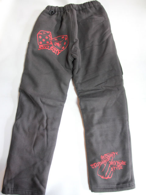 【SECURITY CLOTHING】心丈夫さ【SPUER HEAVY OZ DICE SWEAT PANTS】CHA/RED【百貨店 甚だしい薬局衡オンス】スウェットパンツ【車泊】肌さむ【StaleFink 目あたらしい】 ウィンタースポーツ-スノーボード用ウェア