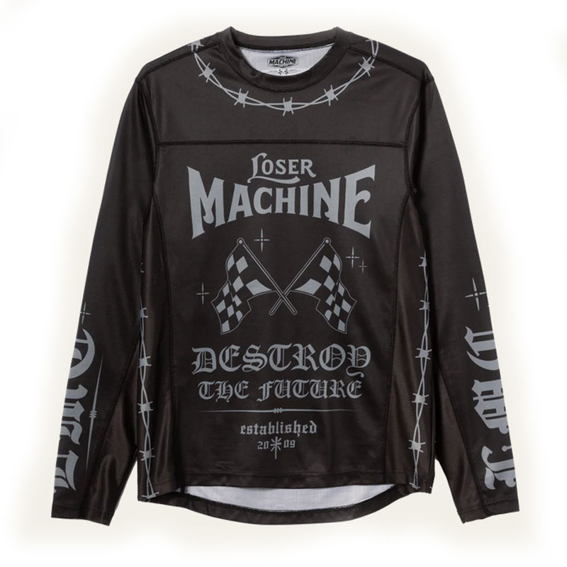 【LOSER MACHINE】ルーザーマシーン【CHAOS JERSEY】BLACK【ジャージ】長袖【送料無料】