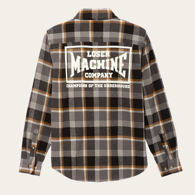 【LOSER MACHINE】ルーザーマシーン【HIDALGO SHIRT】Gray【長袖シャツ】シャツ【送料無料】|StaleFink