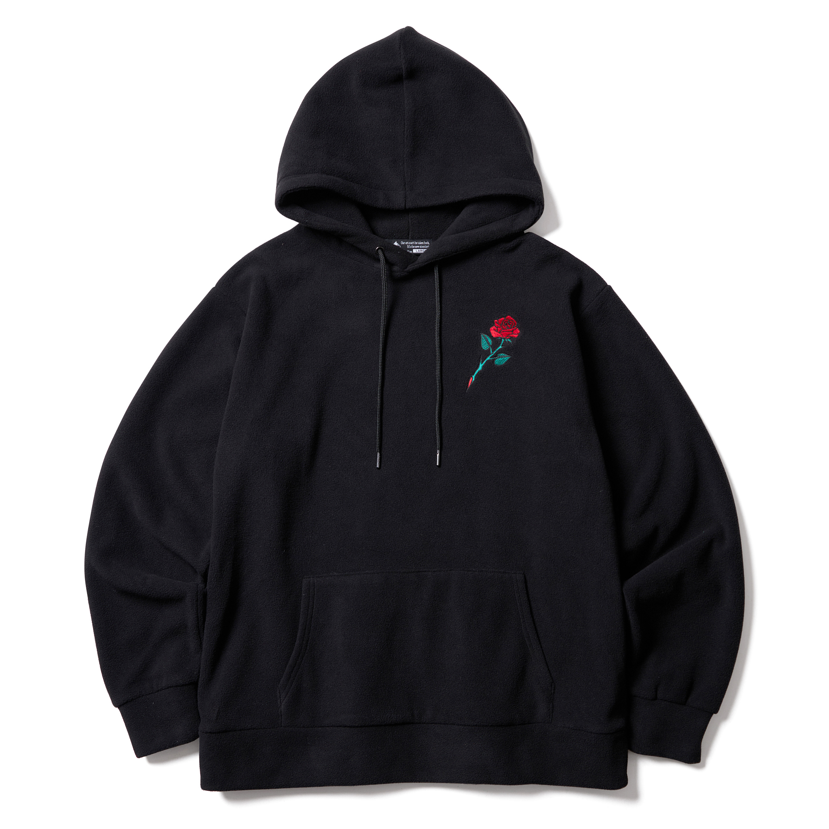 【Softmachine】ソフトマシーン【ALONE FLEECE HOODED (PULLOVER FLEECE PARKA)】Black(XLsize) 【プルオーバーフリースパーカー】フリース【パーカー】ホンブルグ帽機関【TATTOO】汗水【貨物輸送無料】(27000)