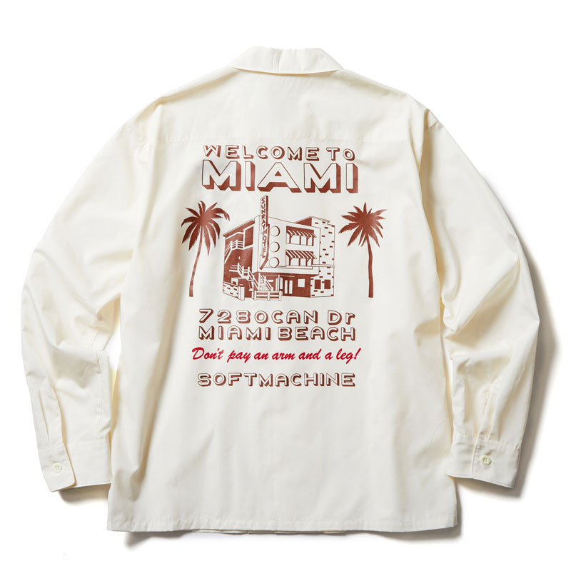 楽天市場】【Softmachine】ソフトマシーン【EDWARD SHIRTS L/S】WHITE